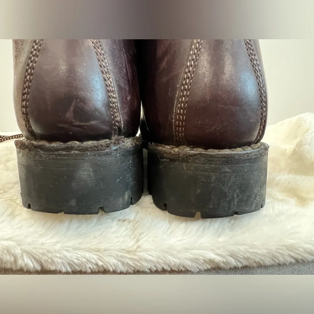 Calzaturificio The Alps By Fabiano Leather Mountaineering Hiking Boots Italy 7.5 - Picture 10 of 12